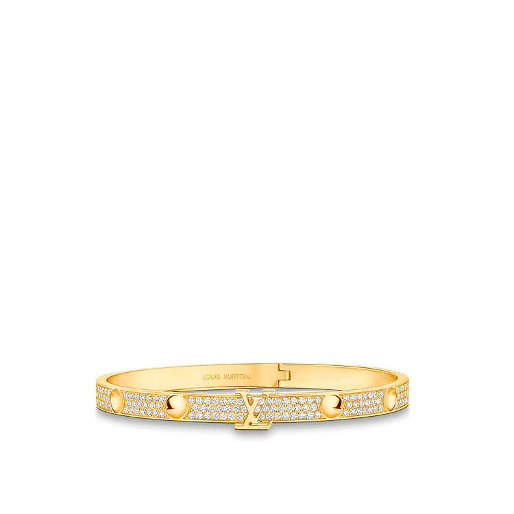 Empreinte Yellow Gold and Diamond Bracelet