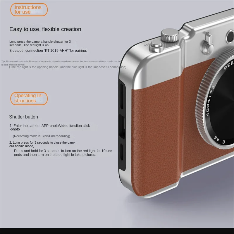 iPhone all-in-one camera photo-taking phone case