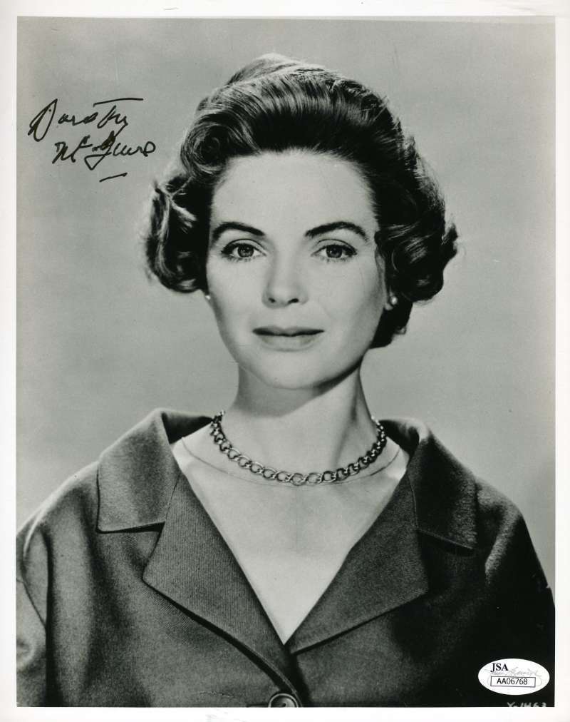 Dorothy Mcguire Jsa Cert Hand Signed 8x10 Photo Poster painting Autograph Authentic