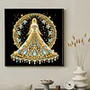 Diamond Painting-DIY Crystal Rhinestone Flower Shining Girl