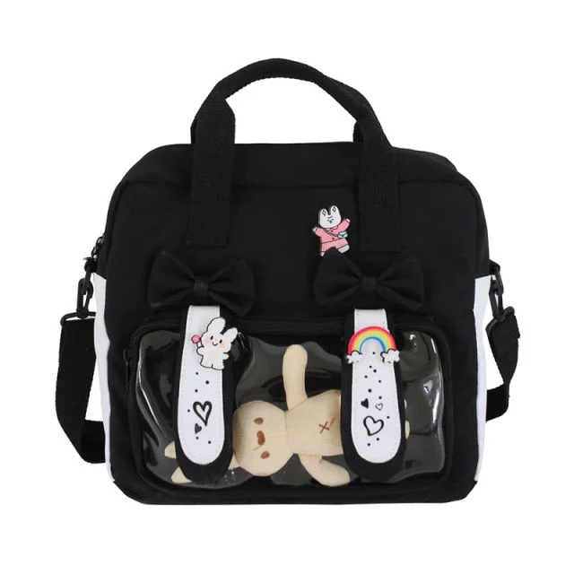 Bunny Cute Rabbit Ears Kawaii Pink Backpack SP17044