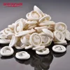 Dust-free disposable natural latex finger covers industry white 750pcs anti-static ultra-thin for fiber lazer parts cleaning