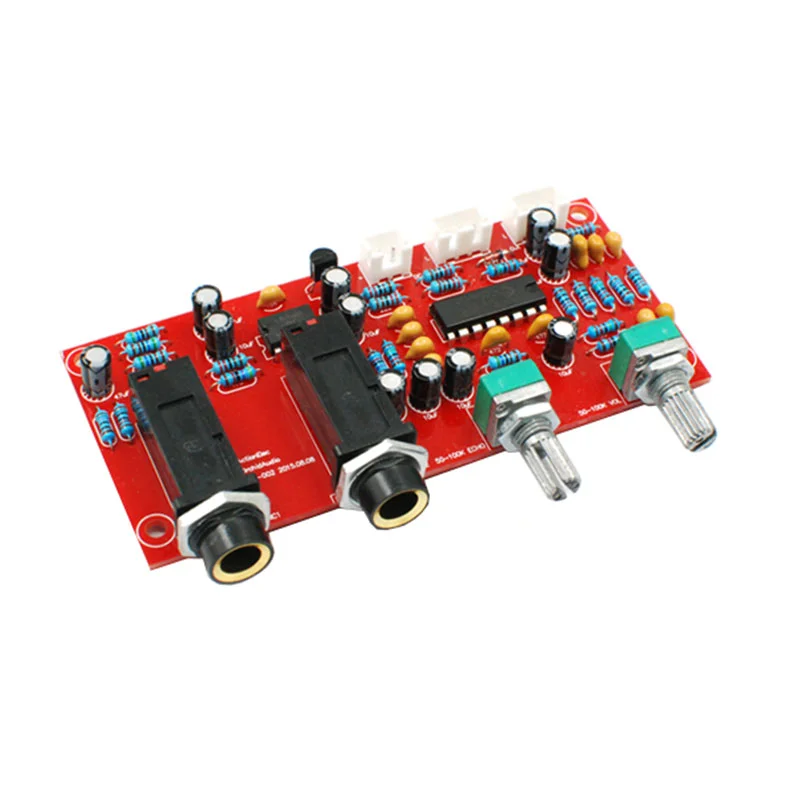 Digital Karaoke Reverberation Reverb Module DIY Kit NE5532 PT2399 Microphone Amplifier Board