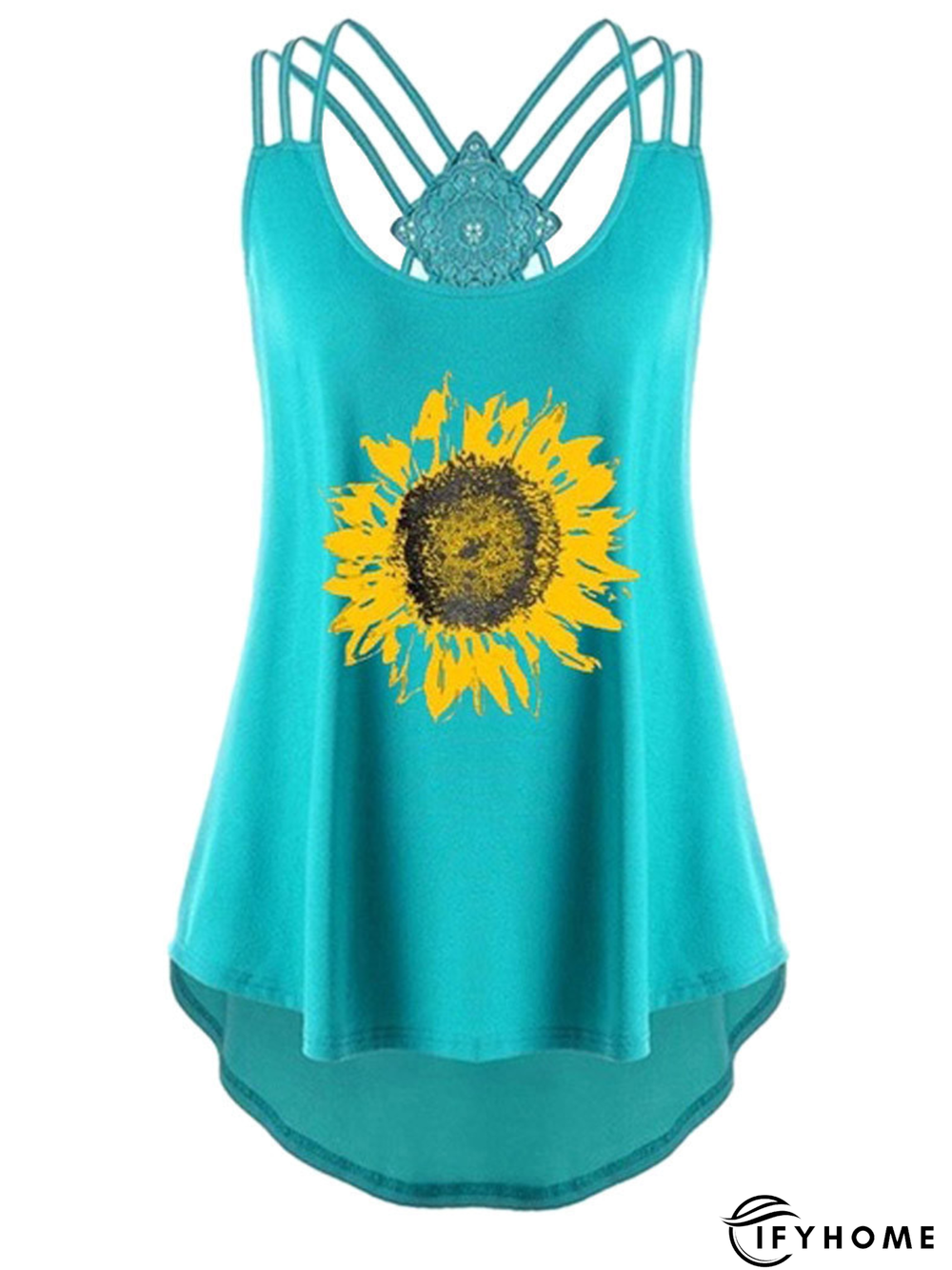 Basics Printed Cotton-Blend Loose Tank & Cami | IFYHOME