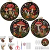 4 Set Mushroom Series- Embroidery Kits