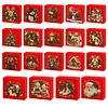 DIY Diamond Art Christmas Gift Box Red Hardboard Holiday Craft Decor Kit