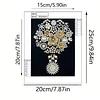 Framed Pearl Diamond Painting - Special Shaped - Bouquets (17x22cm)