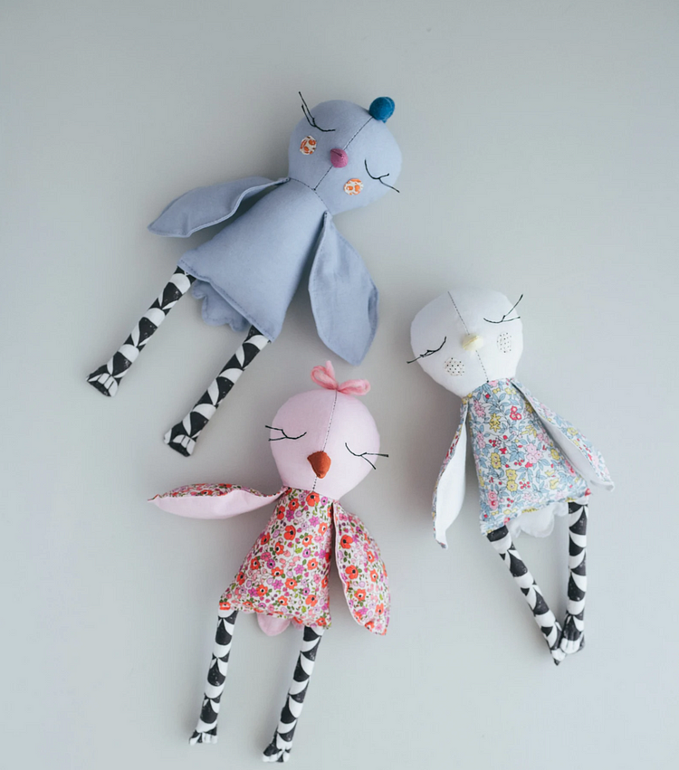 Fantastic Bird Doll Template +Instruction Manual