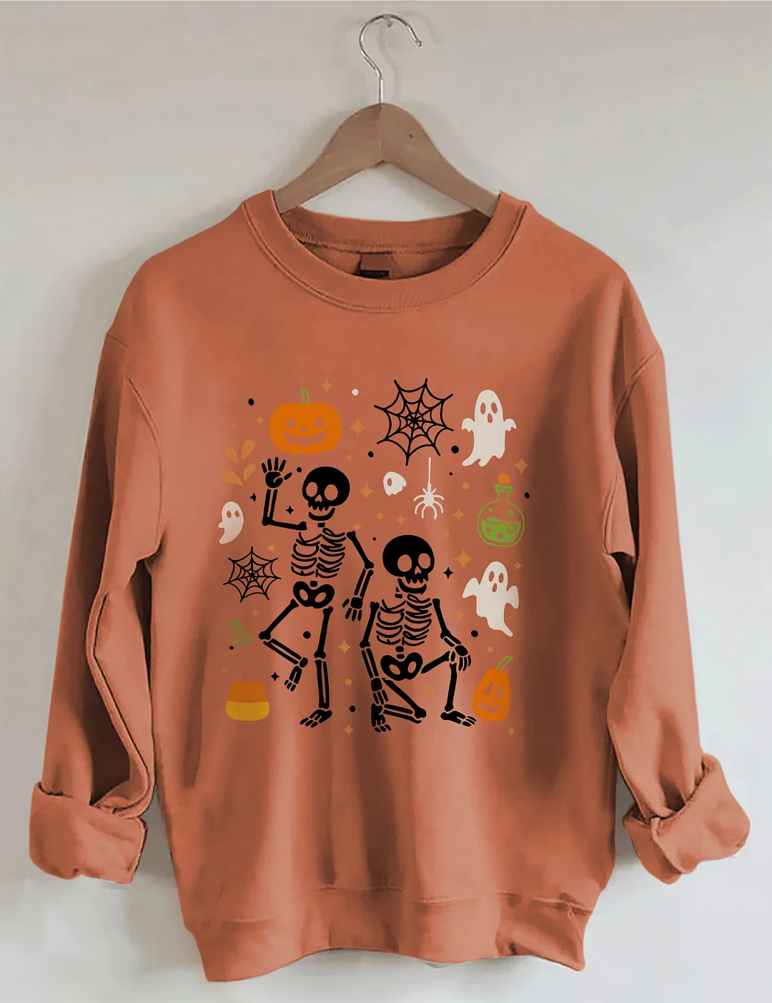 Slightly Subtle FDT Halloween Skeleton Sweatshirt