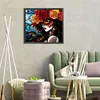 >SALE<5D DIY Full Round Drill Diamond Painting Day of the Dead Girls Kit Decor 35x30cm