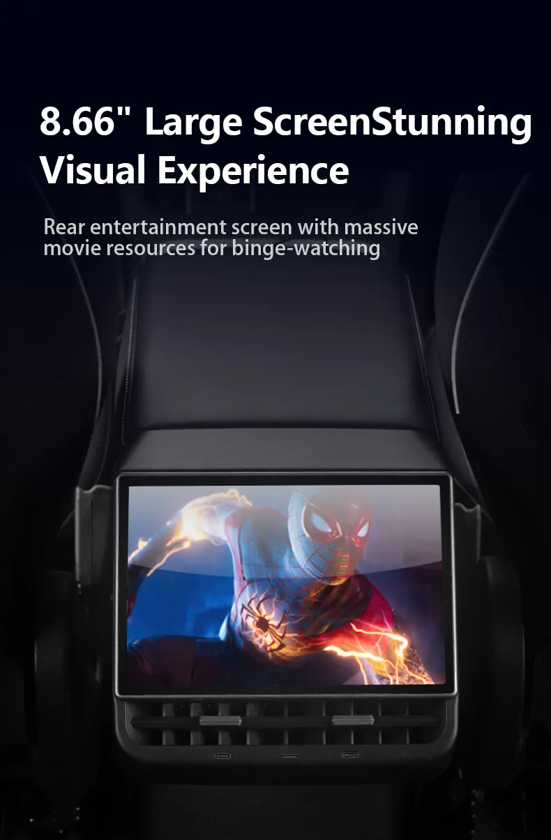 Teslasy T86 Android Rear Entertainment Screen - Advanced 8.66