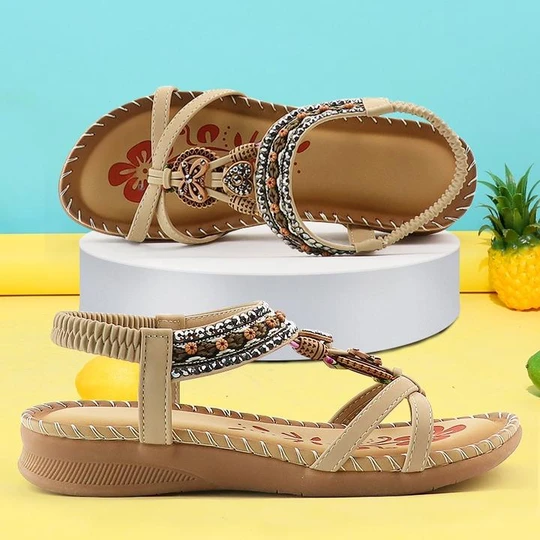 bohemian ethnic sandals clarks