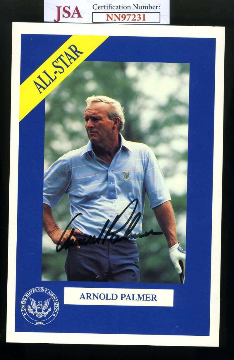 Arnold Palmer JSA Coa Signed 6x9 Photo Poster painting Autograph 3