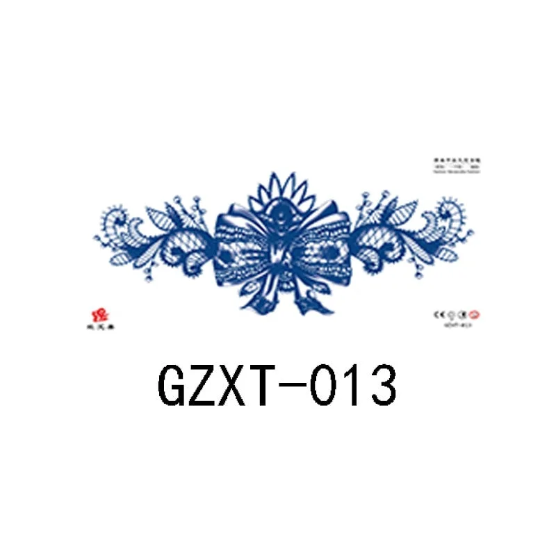 Herbal juice chest sticker tattoo sticker lasts 15 days herbal plant semi-permanent juice tattoo on chest back