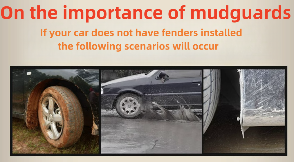 Car logo anti-sand protection car paint fender (4PCS)