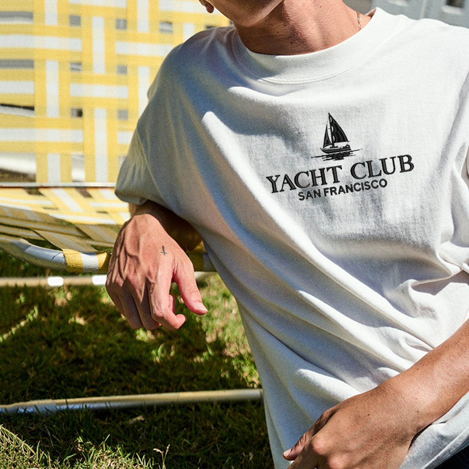 Vintage Yacht Printed T-shirt