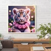 Diamond Painting-DIY Full Round Drill Tiger