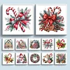 12pcs Christmas Candy-11CT Stamped Cross Stitch Set 12.5*12.5cm/4.92*4.92in tapestrymarket
