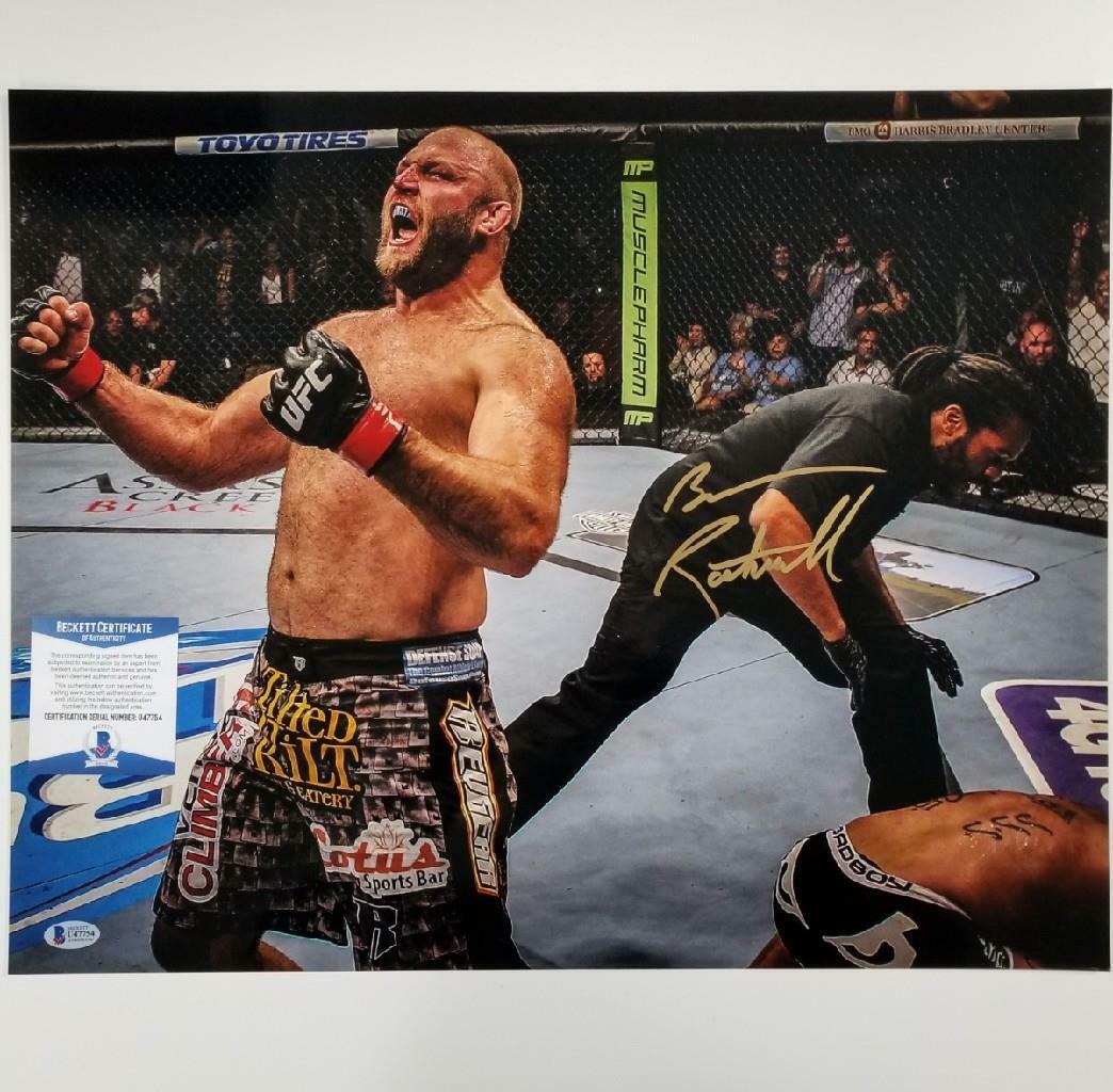 Ben Rothwell signed 16x20 Photo Poster painting UFC MMA Autograph ~ Beckett BAS COA