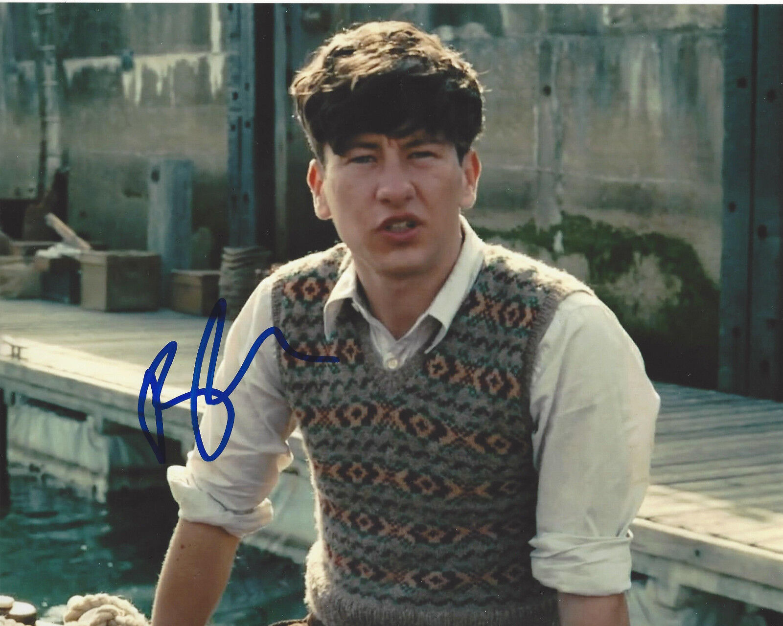 BARRY KEOGHAN HAND SIGNED AUTHENTIC DUNKIRK 8X10 Photo Poster painting C w/COA IRISH ACTOR