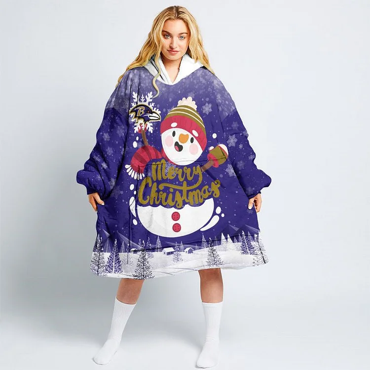 Baltimore Ravens
Christmas Limited Edition Oversize Hoodie Sweatshirt Comfy Pullover Blanket