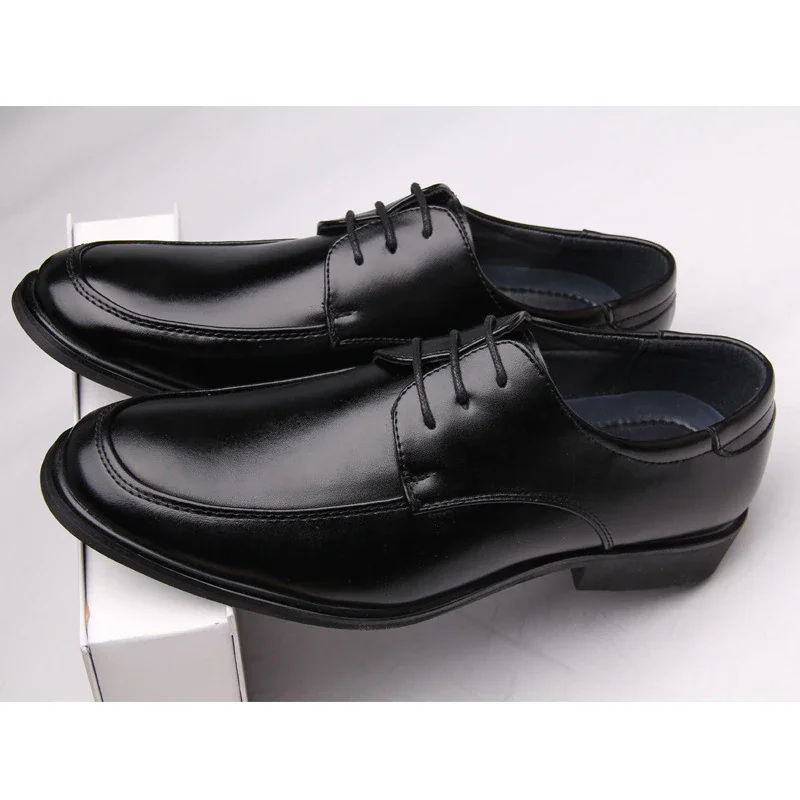 Qengg Dress Suit Formal Shoes Men Loafers Men Slip on Men Dress Shoes Business Shoes Men Oxford Leather Zapatos Hombre 458