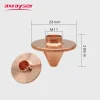Axrayser Bevel Purple Copper Laser Nozzle for BOCI Precitec