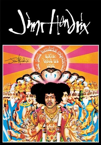 JIMI HENDRIX - SIGNED LP COVER - AXIS BOLD AS LOVE - Photo Poster painting POSTER INSERT