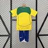 2004 Retro KIDS Brazil Home Football Shirt 1:1 Thai Quality