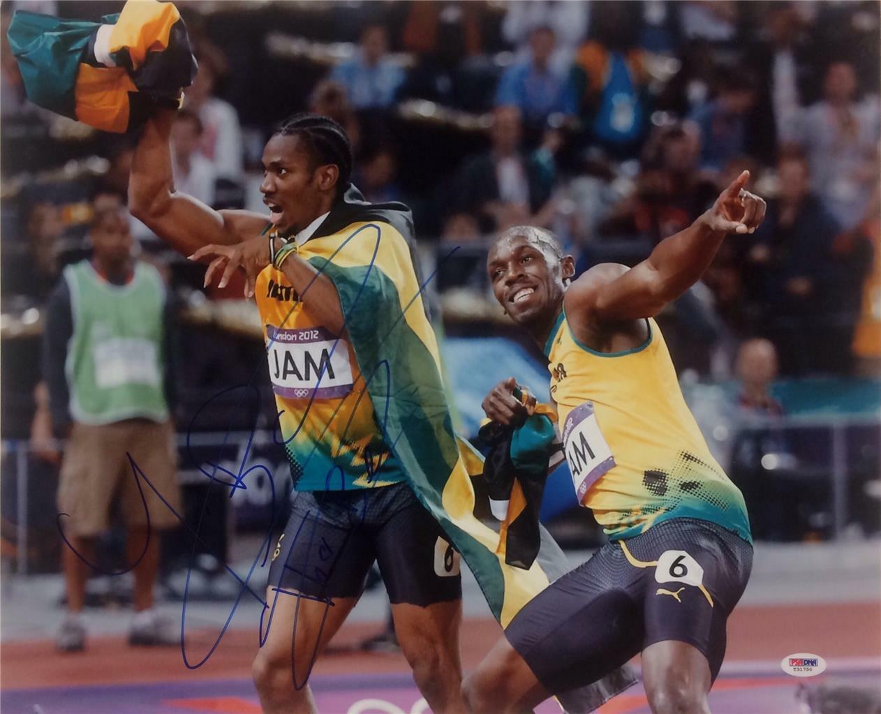 Jamaica Sprinter YOHAN BLAKE Autograph THE BEAST