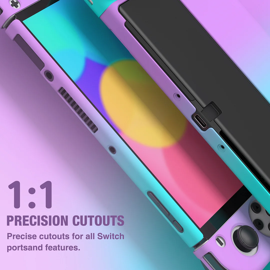 DinoFire Switch Protective Case for Nintendo Switch Ergonomic Grip Anti-Slip Cover