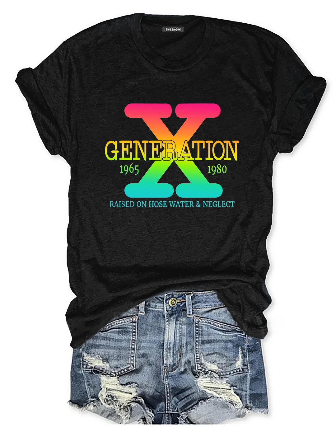 Generation X Raised on Hose Water & Neglect T-shirt