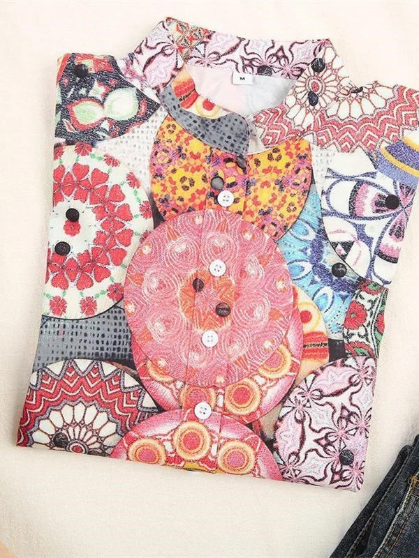 Women Half Sleeve V-neck Solid Color Dress