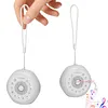 Handheld Music Sleep Instrument 4 Sleeps Timer Portable Sound Machine for Sleep Baby 8-Color Night Light with 27 Sounds for Office Privacy Travel