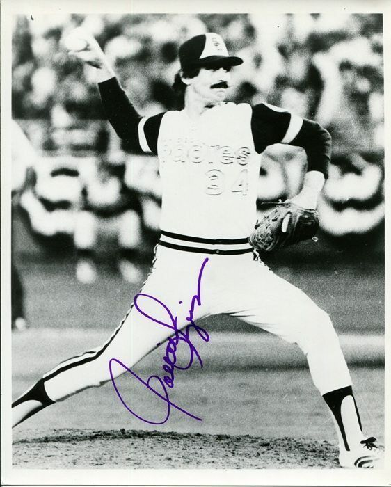 Rollie Fingers San Diego Padres HOF Autographed Signed 8x10 Photo Poster painting CFS COA