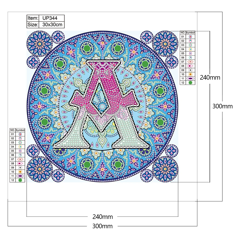 Diamond Painting - Partial Special Shaped Drill - Datura A(30*30cm)