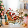 Diamond Painting Acrylic Christmas Santa & Elk Desktop Ornaments