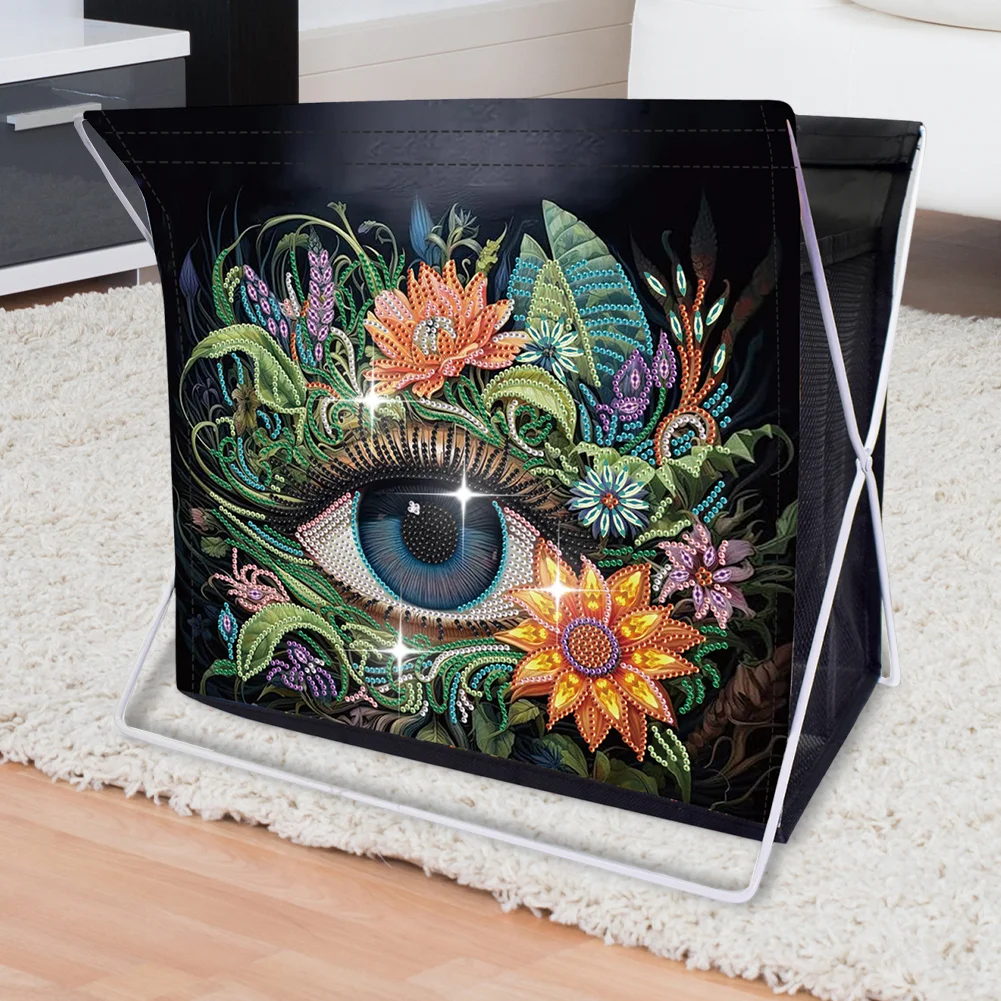 DIY Flower Eyes Special Shape Diamond Painting Storage Rack for Adults Kids