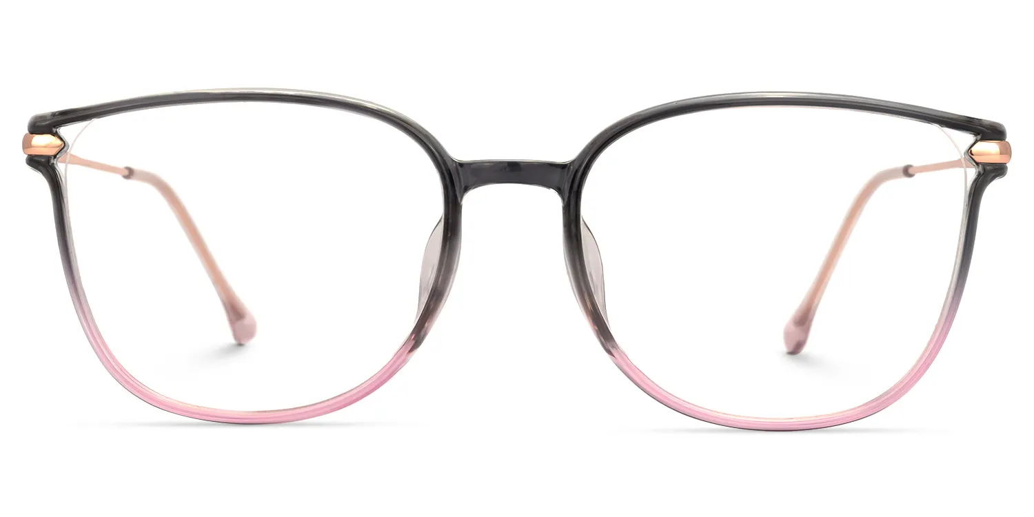 Hartwell Grau-Rosa Cateye Brille Grau-Rosa