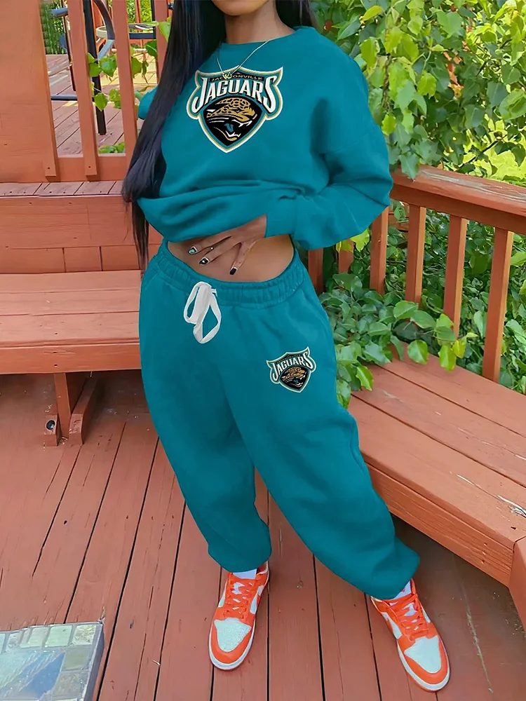 Jacksonville Jaguars Sportswear Crewneck Sweatshirt Suit