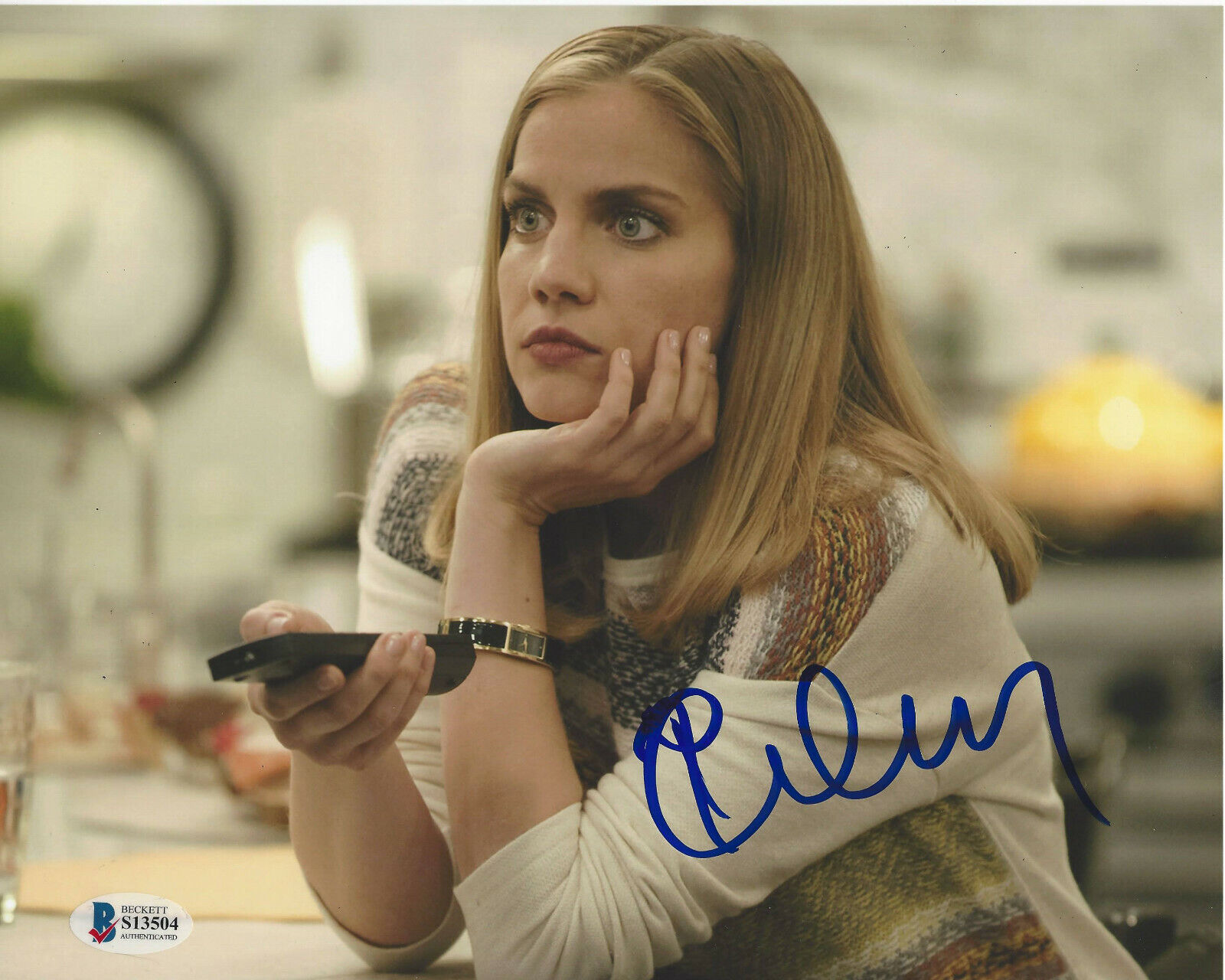 ACTRESS ANNA CHLUMSKY SIGNED AUTHENTIC VEEP 8x10 Photo Poster painting MY GIRL BECKETT COA BAS