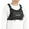 Sports Chest Bag Chest Fanny Pack Adjustable Strap Breathable for Cycling Hiking