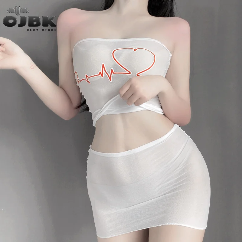 Billionm OJBK Sexy Lingerie Suit Nurse Cosplay Uniform Role-Playing Adult Outfit Women Exotic Temptation Top With Porno Underwear 2022NEW