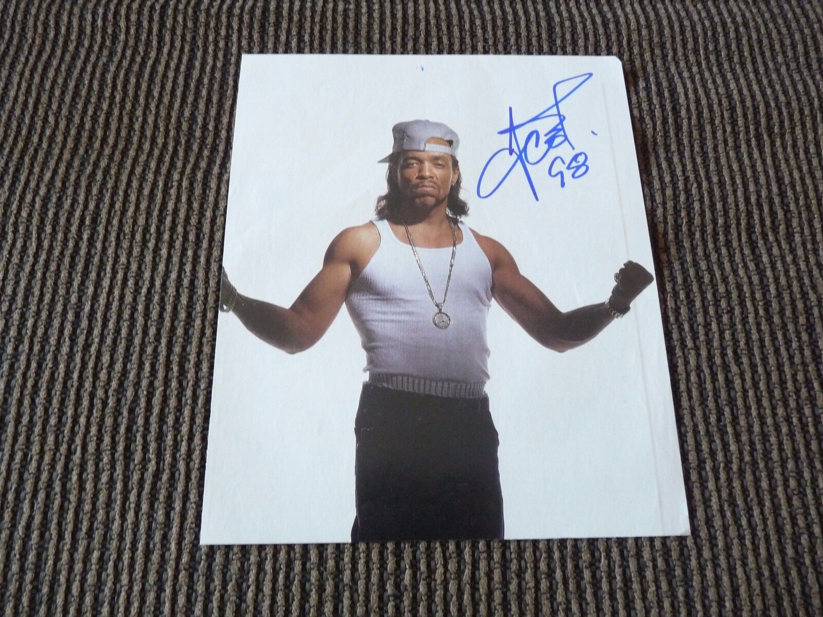 Ice T Body Count NWA Signed Autographed 7.5x9.25 Photo Poster painting PSA Guaranteed