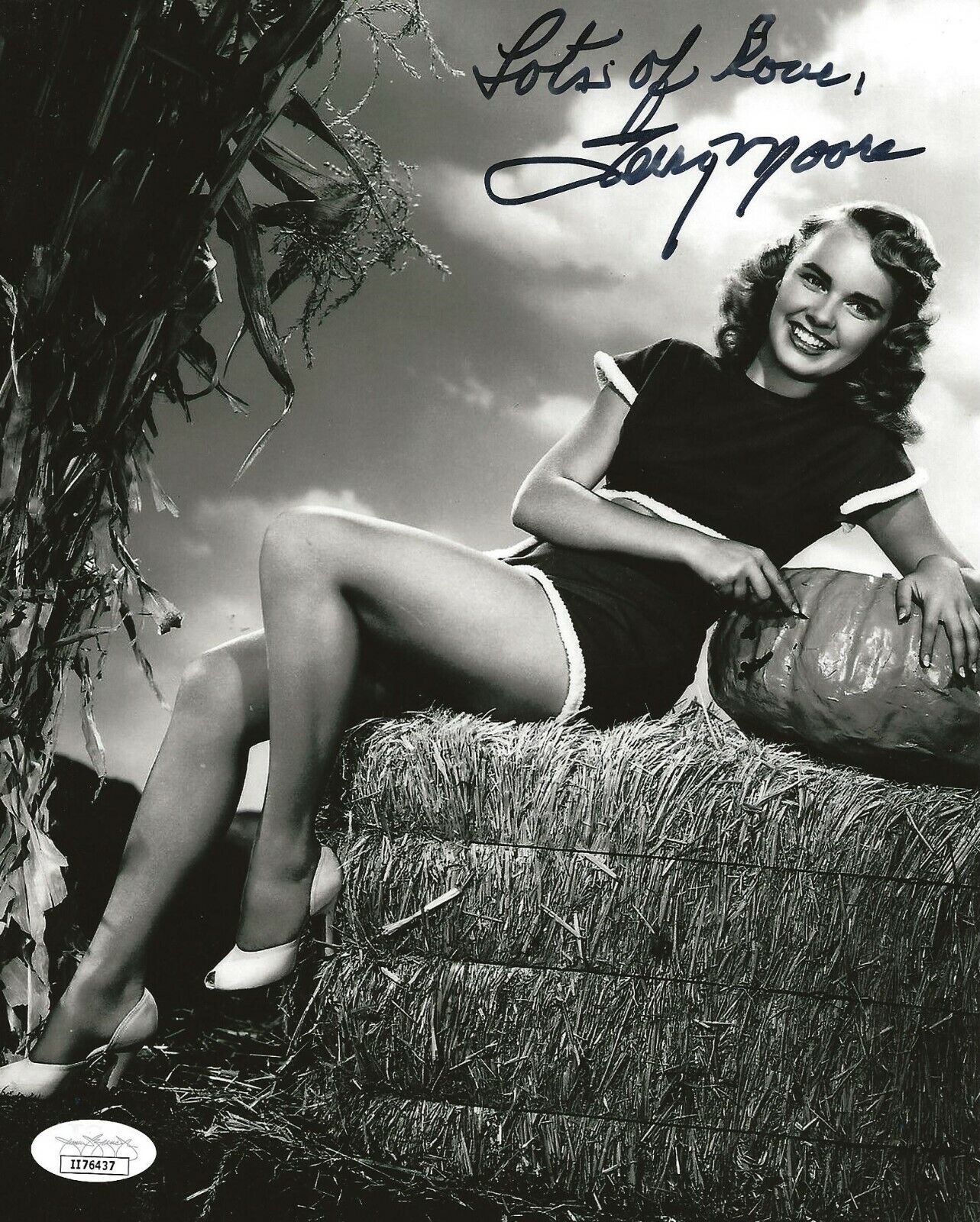 Terry Moore Come Back, Little Sheba signed Young Vintage 8x10 Photo Poster painting 3 JSA