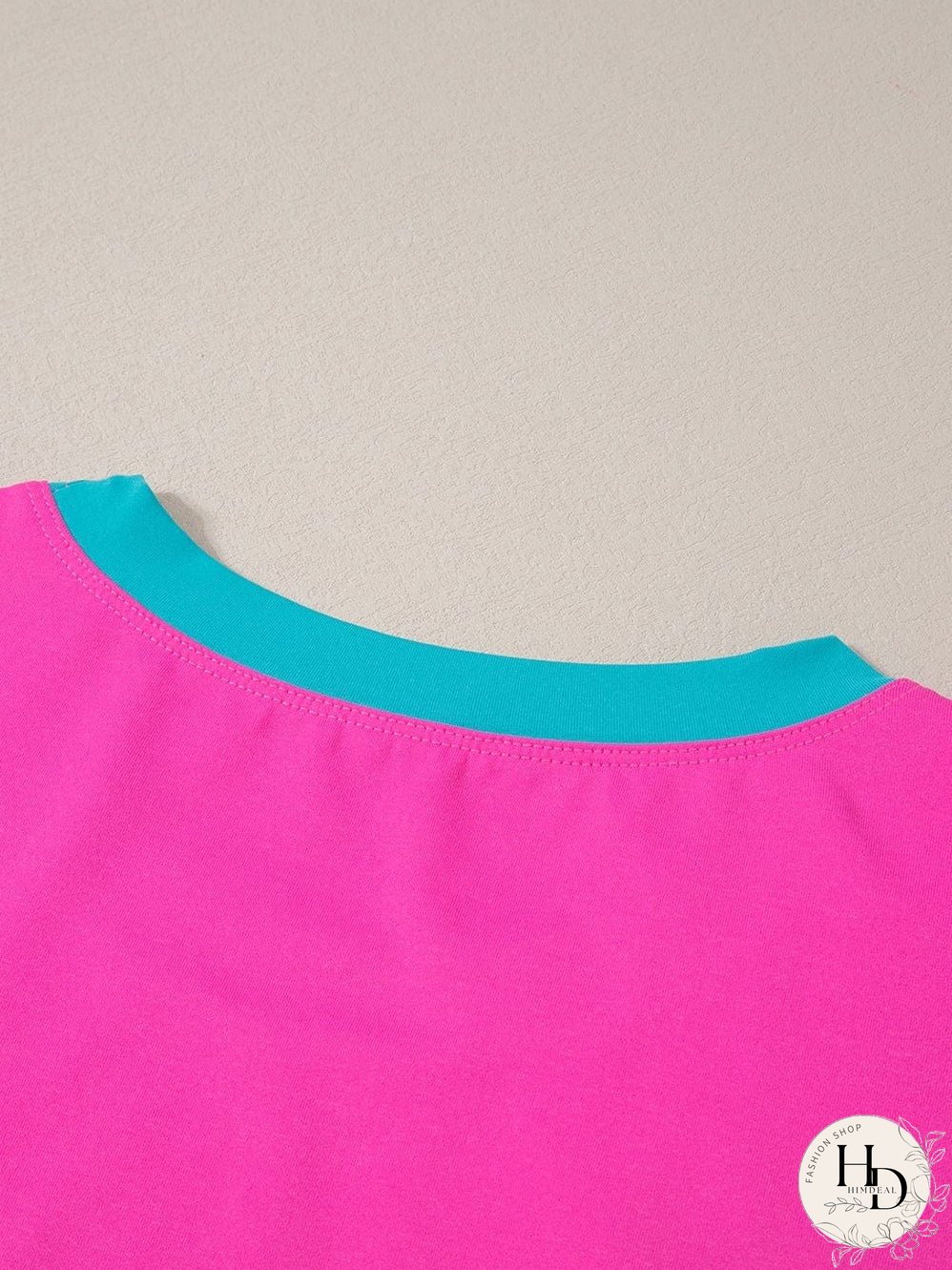 Summery Colorblock Set with Cap Sleeves