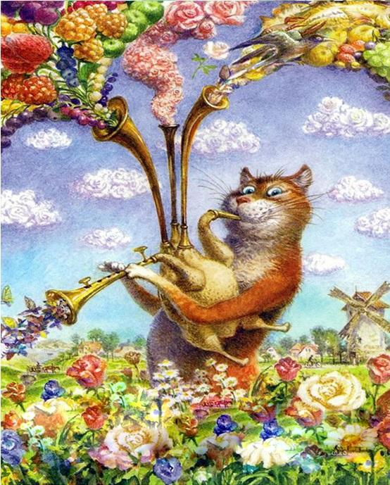 

Funny Cat – Paint By Numbers - 40*50CM, 501 Original