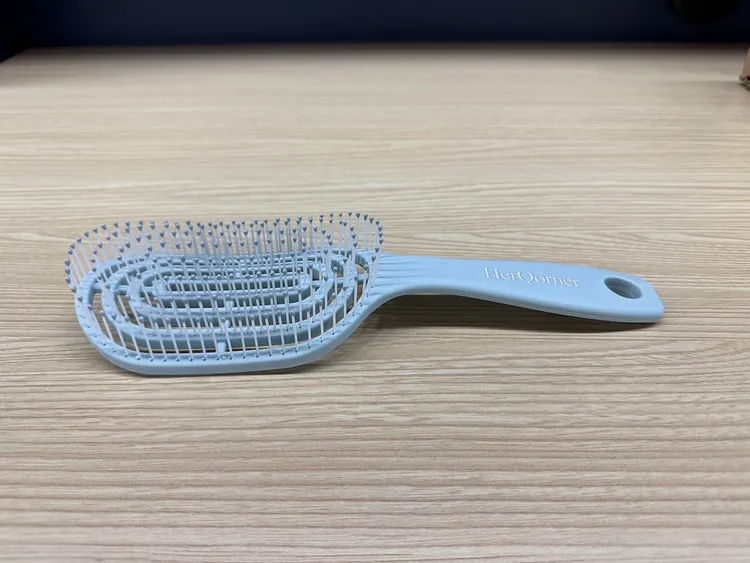 HerQorner Ventilated Detangling Hair Brush, Flexible Cushion Massage Hair Comb for Wet & Dry Hair