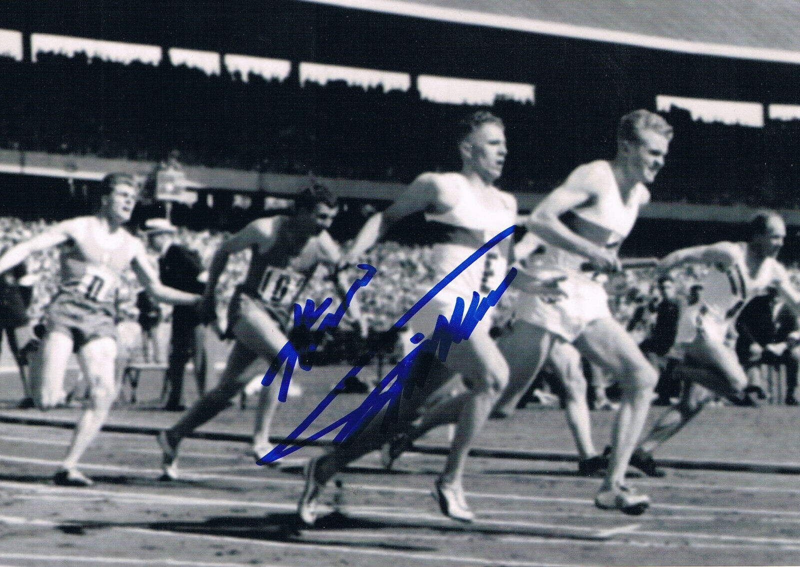 Heinz Fütterer 1931-2019 autograph 5x7