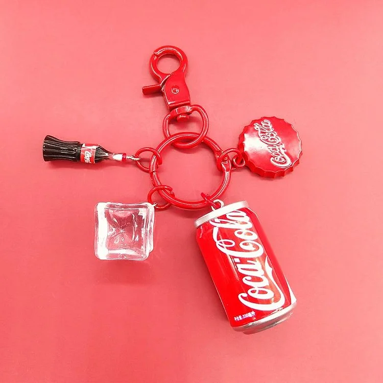 Red Coke Keychain